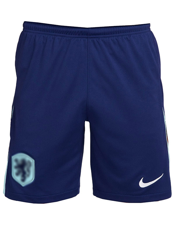 Nethlands pantaloncini maglia da trasferta seconda uniforme da calcio abbigliamento sportivo da uomo pantaloni maglia da calcio Euro 2024 coppa